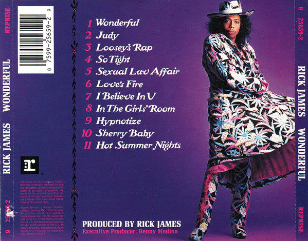 Rick James : Wonderful (CD, Album)
