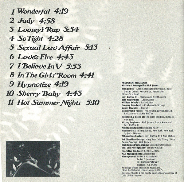 Rick James : Wonderful (CD, Album)