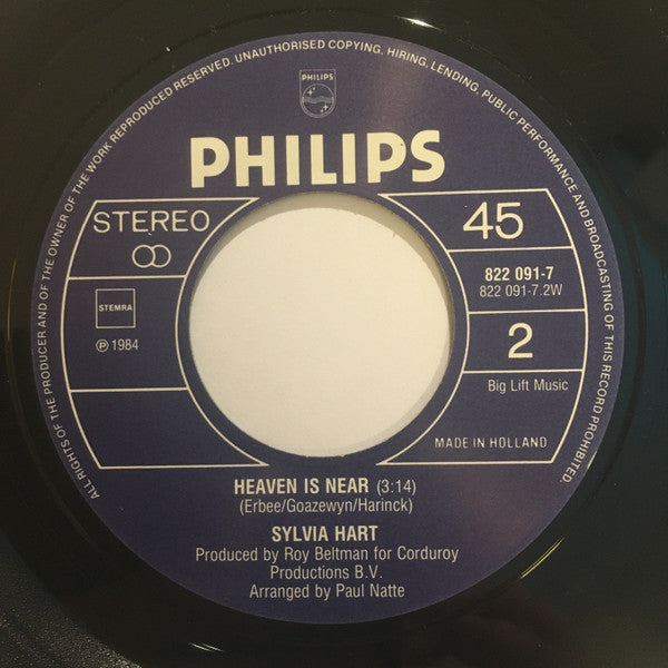 Sylvia Hart : Call Me (7", Single)