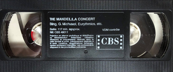 Various : Nelson Mandela 70th Birthday Tribute (VHS, Comp, SECAM)