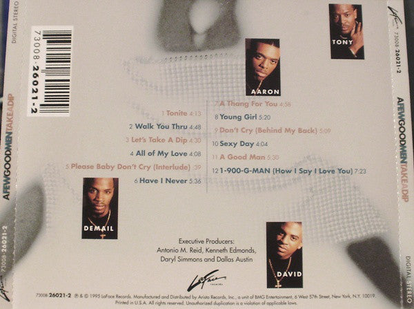 A Few Good Men : Take A Dip (CD, Album)