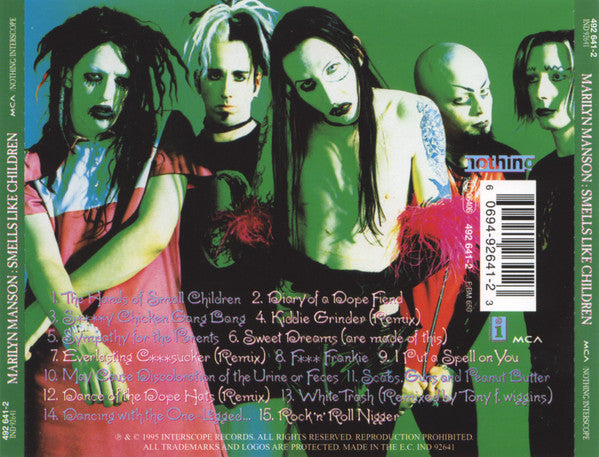 Marilyn Manson : Smells Like Children (CD, EP, RP)
