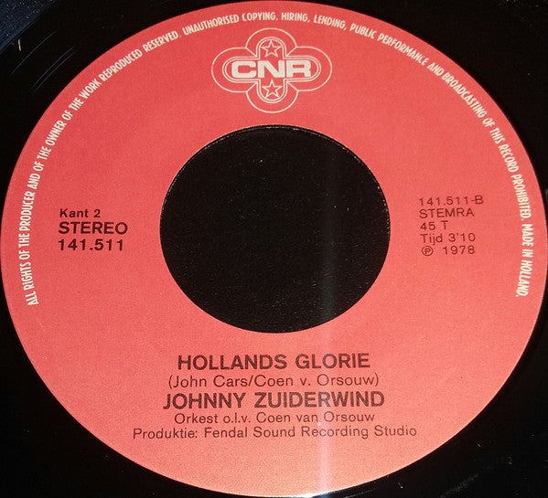 Johnny Zuiderwind : Een Scheveningse Vrouw (7", Single)