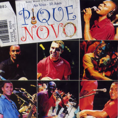 Pique Novo : 10 Anos (Ao Vivo) (CD, Album)