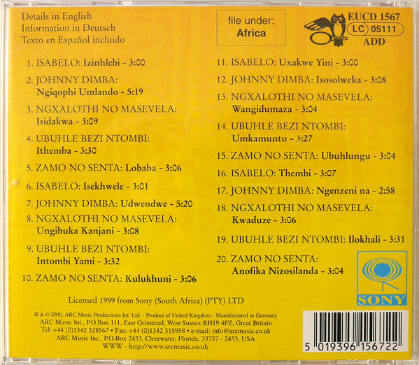 Various : Africa Today - Best Of Contemporary Zulu Funk Music (CD, Comp)