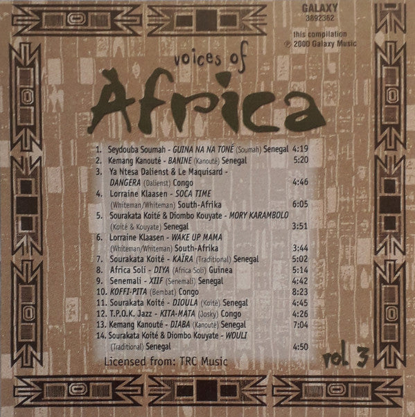Various : Voices Of Africa Vol. 3 (CD, Comp)