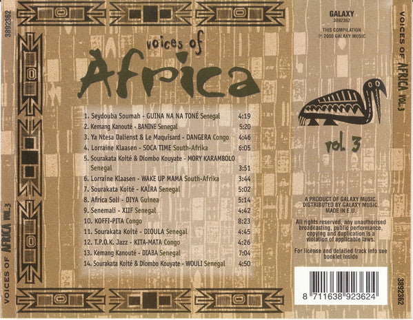 Various : Voices Of Africa Vol. 3 (CD, Comp)