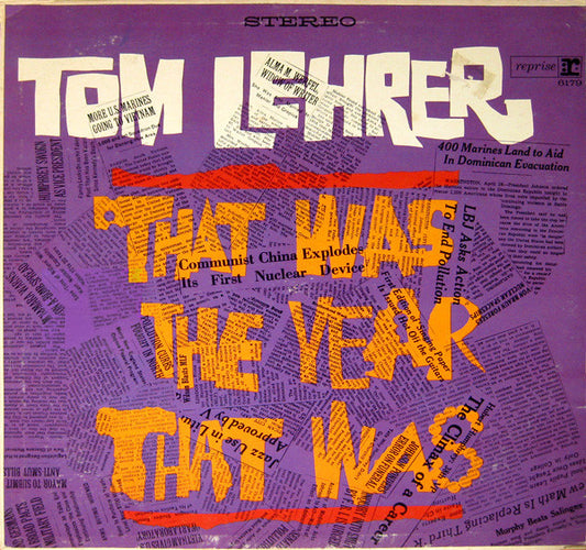 Tom Lehrer : That Was The Year That Was (LP, Album)