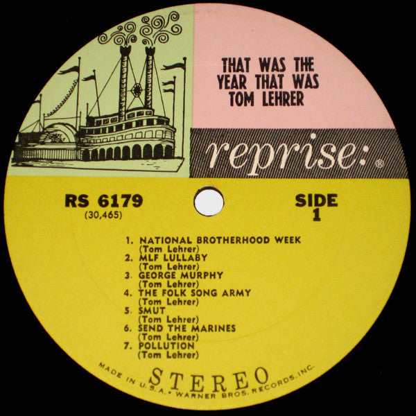 Tom Lehrer : That Was The Year That Was (LP, Album)
