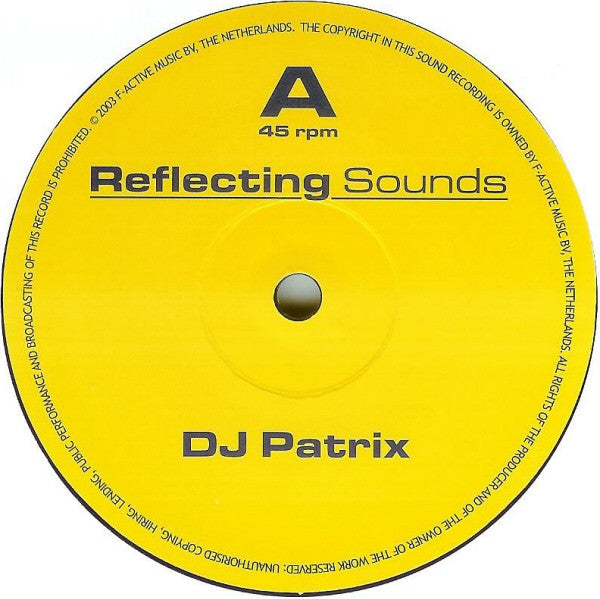 DJ Patrix : Intenze (12")