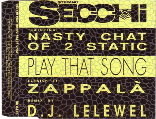 Stefano Secchi Featuring Nasty Chat : Play That Song (CD, Maxi)