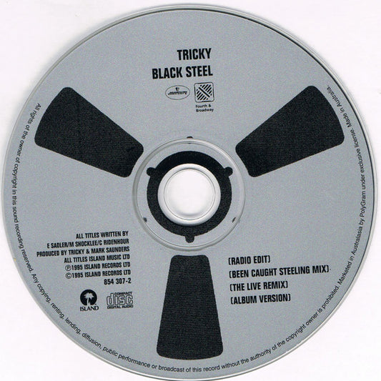 Tricky : Black Steel (CD, Maxi)
