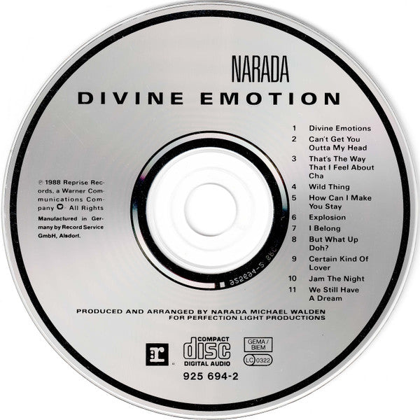 Narada Michael Walden : Divine Emotion (CD, Album)
