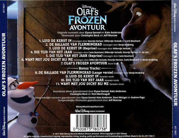 Various : Olaf's Frozen Avontuur (CD, Album)