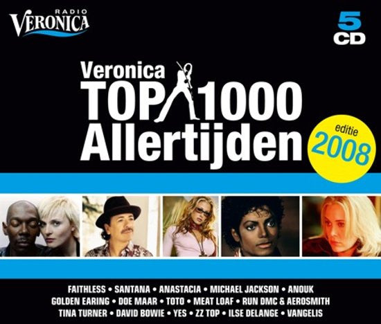 Various : Veronica's Top 1000 Allertijden - Editie 2008 (5xCD, Comp)
