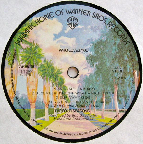 The Four Seasons : Who Loves You (LP, Album)