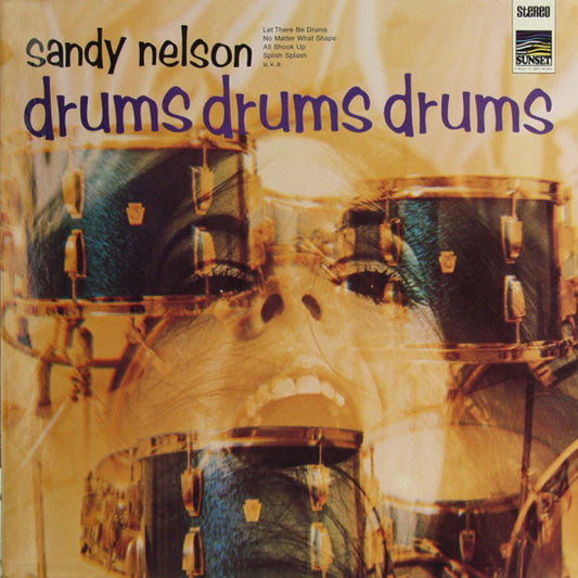 Sandy Nelson : Drums, Drums, Drums! (LP, Comp, RP)