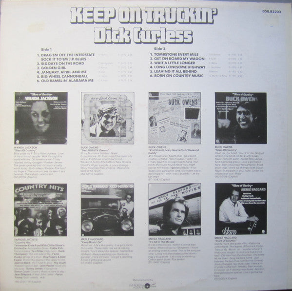 Dick Curless : Keep On Truckin' (LP, Comp)