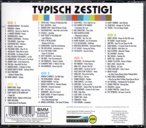 Various : Typisch Zestig! (5xCD, Comp)