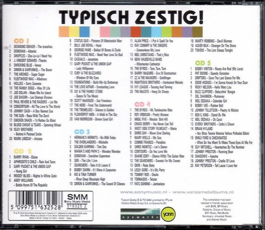 Various : Typisch Zestig! (5xCD, Comp)