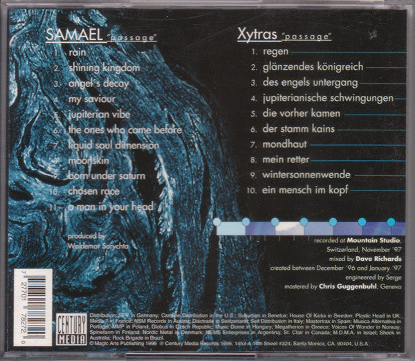 Samael + Xy (2) : Passage (CD, Album + CD, Album)