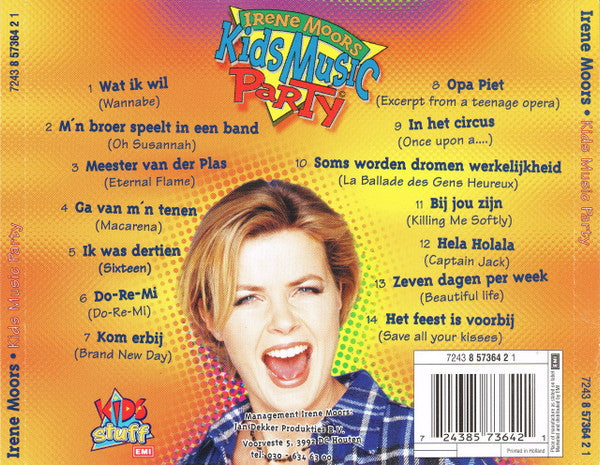 Irene Moors : Kids Music Party (CD, Album)