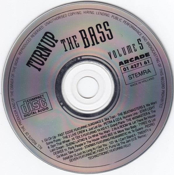 Various : Turn Up The Bass Volume 5 (CD, Comp)