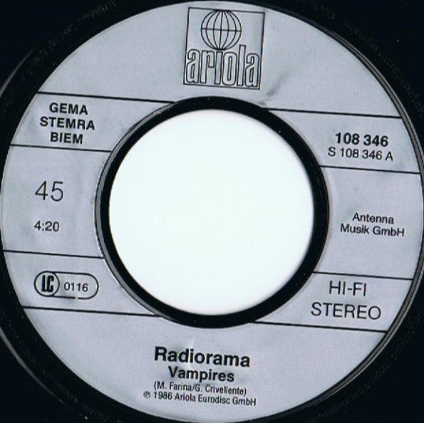 Radiorama : Vampires (7", Single)