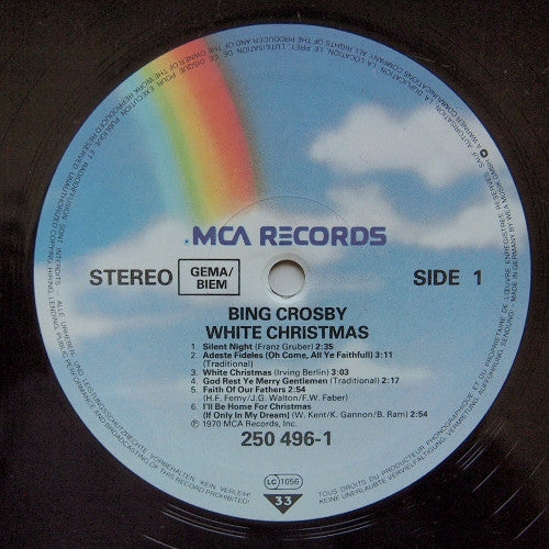 Bing Crosby : White Christmas (LP, Album, RE)