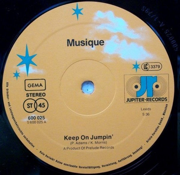 Musique : Keep On Jumpin' / In The Bush (12", Single)