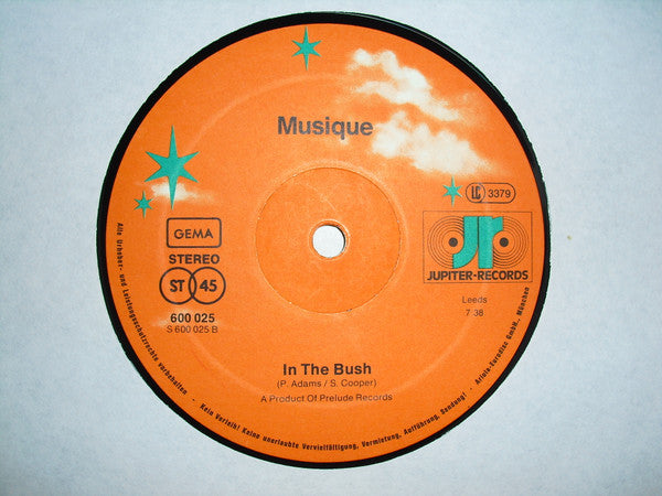 Musique : Keep On Jumpin' / In The Bush (12", Single)