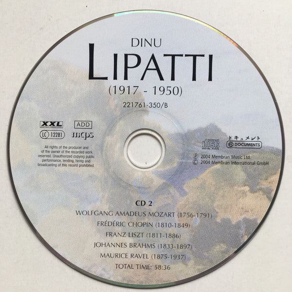 Dinu Lipatti : Ein Porträt In Historischen Aufnahmen (4xCD, Comp)