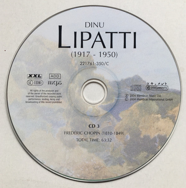Dinu Lipatti : Ein Porträt In Historischen Aufnahmen (4xCD, Comp)