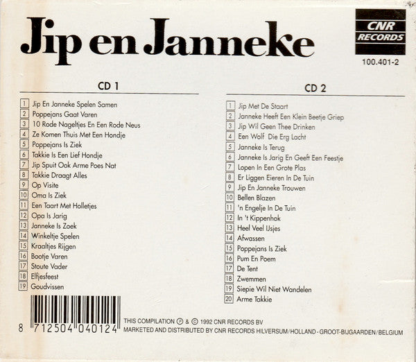 Annie M.G. Schmidt : Jip En Janneke - Verhaaltjes Van Annie M.G. Schmidt (2xCD, Comp)