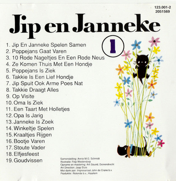 Annie M.G. Schmidt : Jip En Janneke - Verhaaltjes Van Annie M.G. Schmidt (2xCD, Comp)