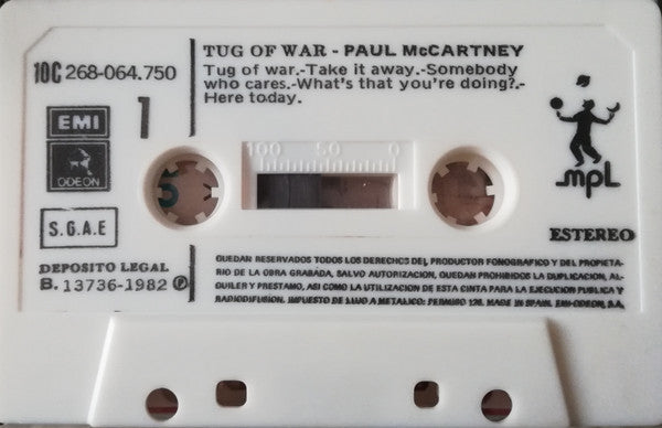 Paul McCartney : Tug Of War = Tira Y Afloja (Cass, Album, Dol)