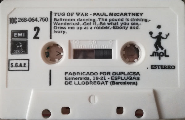 Paul McCartney : Tug Of War = Tira Y Afloja (Cass, Album, Dol)