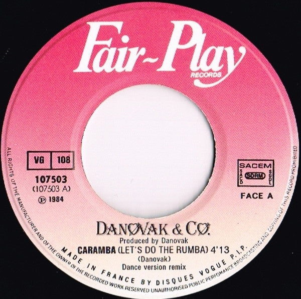 Danovak & Co. : Caramba (Let's Do The Rumba) (7")