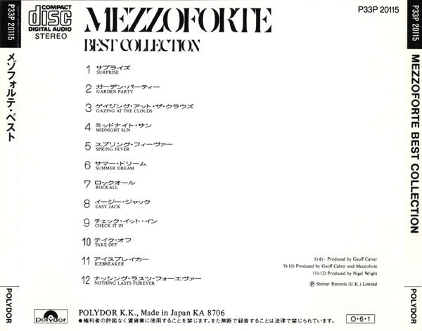 Mezzoforte : Best Collection (CD, Comp)