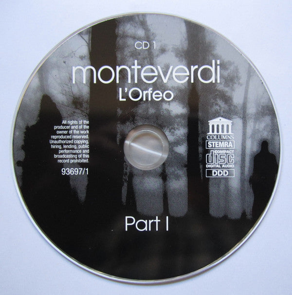 Claudio Monteverdi - Silvia Pozzer • William Matteuzzi • Sara Mingardo • Gian Paolo Dal Dosso • Gian Paolo Fagotto, Loris Bertolo - Sergio Vartolo : L'Orfeo (2xCD, Album)