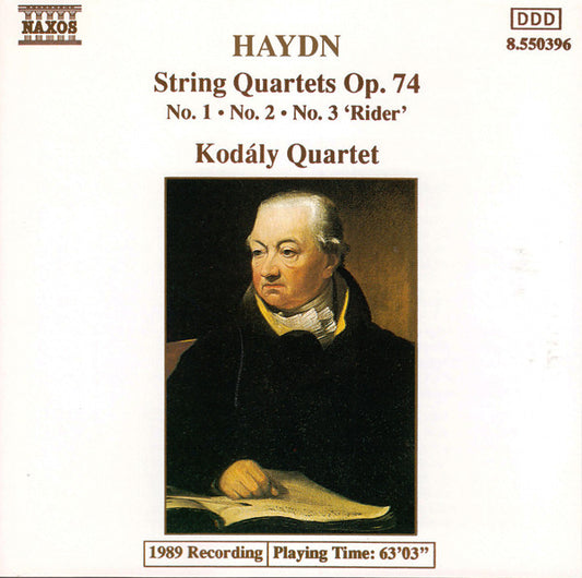 Joseph Haydn, Kodály Quartet : String Quartets Op. 74 (No. 1 • No. 2 • No. 3 'Rider') (CD, Album)