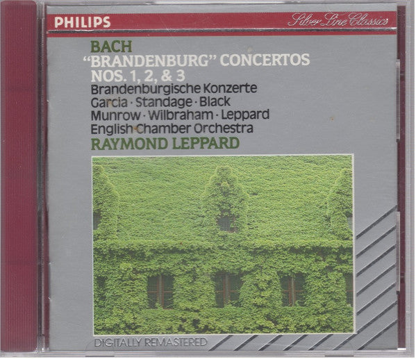 Johann Sebastian Bach - English Chamber Orchestra, Raymond Leppard : The "Brandenburg" Concertos Nos. 1, 2 & 3 (CD, Album, RE, RM)