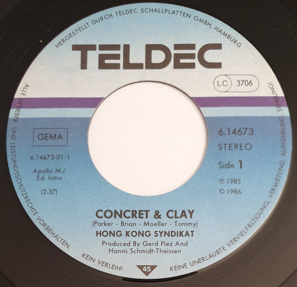 Hongkong Syndikat : Concrete + Clay (7")