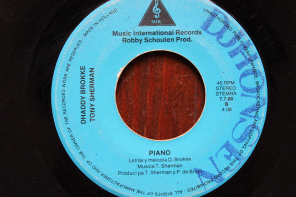 Tony Sherman, Dhaddy Brokke : Na Tur Mi Amornan Bieu (7")