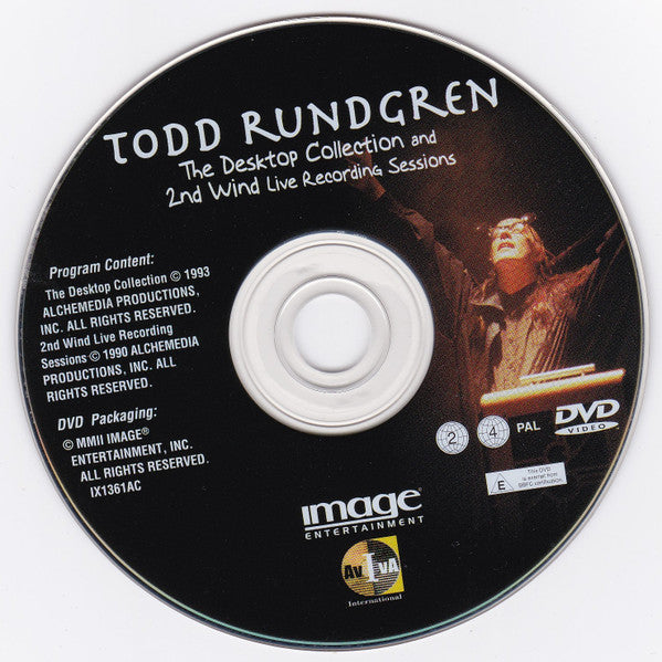 Todd Rundgren : The Desktop Collection And 2nd Wind Live Recording Sessions (DVD-V, RE, PAL, Reg)