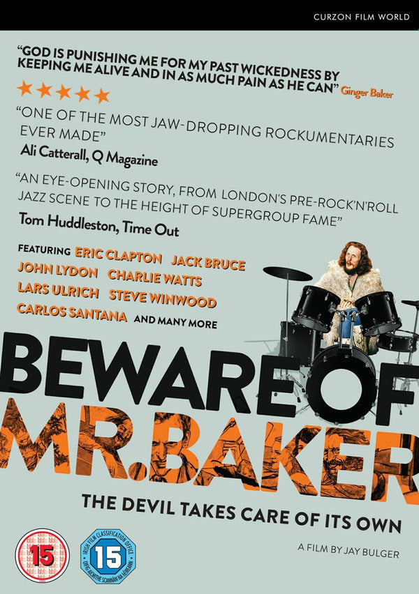 Ginger Baker : Beware Of Mr. Baker (DVD, PAL)