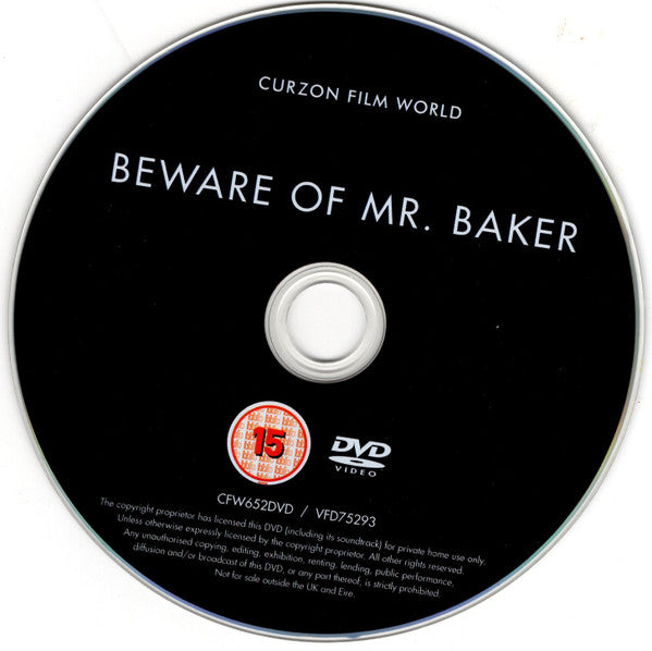 Ginger Baker : Beware Of Mr. Baker (DVD, PAL)
