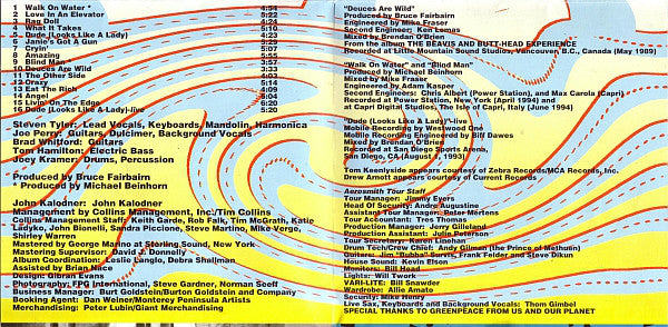 Aerosmith : Big Ones (CD, Comp, RM, Son)