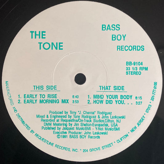 The Tone : Early To Rise (12")