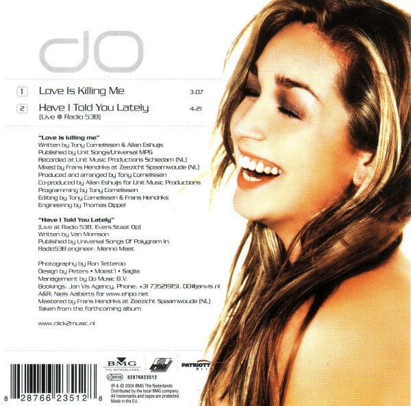 Do : Love Is Killing Me (CD, Single)